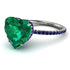 Heart Shape Emerald Ring - Noelle No. 66